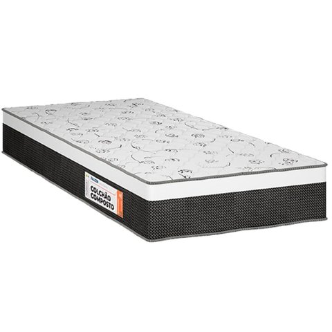 Colchão Solteiro Espuma D28 / Ag 65 Falcon Ultra Firme Euro Pillow (88x188x20) - Plumatex