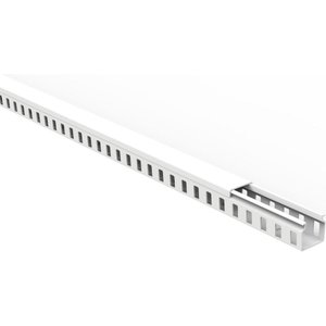 Canaleta para Painel Tramontina Semiaberta Branca 20x20x2000 Mm