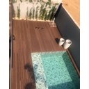 Ver imagem 2 de Deck Wpc Madeira Plástica Ecológico Caixa C/ 5 Peças de 10 Cm X 2 Cm X 2 Metros (1,0 M2)