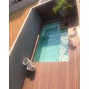 Ver imagem 3 de Deck Wpc Madeira Plástica Ecológico Caixa C/ 5 Peças de 10 Cm X 2 Cm X 2 Metros (1,0 M2)