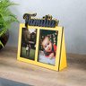 Porta-Retrato Decorativo Em Mdf Amarelo Família 10X15Cm - 1