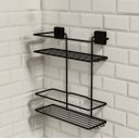 Ver imagem 2 de Porta Shampoo Duplo - Linha Premium Decotec Preto