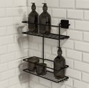 Ver imagem 1 de Porta Shampoo Duplo - Linha Premium Decotec Preto
