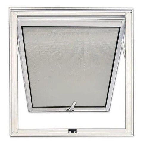 Vitro Maxim Ar 40x40 - Janela de Banheiro- Aluminio Branco 25 Predial