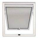 Ver imagem 1 de Vitro Maxim Ar 40x40 - Janela de Banheiro- Aluminio Branco 25 Predial