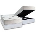 Ver imagem 1 de Cama Box Baú Queen + Colchão Ortopédico Inovaflex Comfort Premium