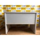 Ver imagem 4 de Mesa para Escritório Bancada em Mdf 15 Mm Branco Escritório Home Office Gamer Trabalho Recepção Aten
