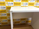 Ver imagem 1 de Mesa para Escritório Bancada em Mdf 15 Mm Branco Escritório Home Office Gamer Trabalho Recepção Aten