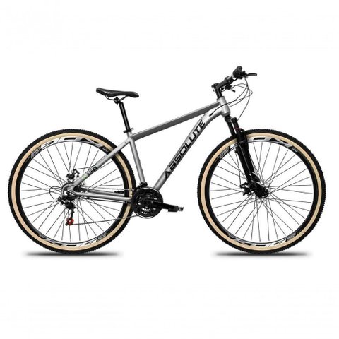 Bicicleta Aro 29 Absolute Nero 5 Alumínio 27v K7 Freio Disco Mecânico Garfo Suspensão Pneu com