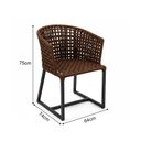 Ver imagem 4 de Poltrona Design Sofisticado Confortavel para Decoracao Caramelo Belga
