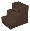 Ver imagem 4 de Escadinha Escada Pet 3 Degraus Rampa para Cama Sofá Suede:Marrom-Escuro/3 Degraus