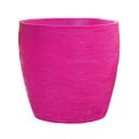 Ver imagem 1 de Vaso Planta 40x40 Oval Moderno Polietileno - ROSA 022