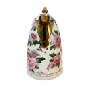 Ver imagem 4 de Garrafa Térmica em Porcelana com Detalhes Florido para Café e Chá - 1l