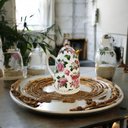 Ver imagem 2 de Garrafa Térmica em Porcelana com Detalhes Florido para Café e Chá - 1l