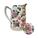 Ver imagem 6 de Garrafa Térmica em Porcelana com Detalhes Florido para Café e Chá - 1l