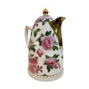 Ver imagem 3 de Garrafa Térmica em Porcelana com Detalhes Florido para Café e Chá - 1l