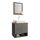 Ver imagem 1 de Gabinete Banheiro Deli Cuba Torino Bco Torn Valv Click Inox
