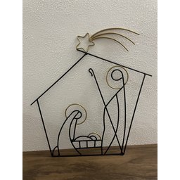 Presépio Decorativo em Metal - 4