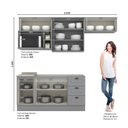 Ver imagem 4 de Cozinha Compacta 06 Peças Emily Branco HP Espresso Móveis