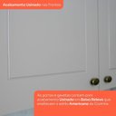 Ver mais imagens de Cozinha Compacta Modulada 7 Portas 3 Gavetas Emily Cinza/Calcare