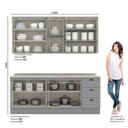 Ver imagem 4 de Cozinha Compacta 4 Peças Emily Espresso Móveis