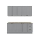 Ver imagem 3 de Cozinha Compacta 4 Peças Emily Espresso Móveis