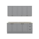 Ver imagem 3 de Cozinha Compacta 4 Peças Emily Espresso Móveis