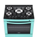 Ver imagem 2 de FOGAO 5 BOCAS VENAX DELPLUS VITREO BL VERDE GAS GLP