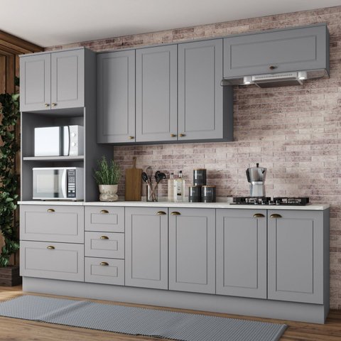 Cozinha Completa Modulada 5 Peças Emily