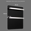 Ver imagem 2 de Toalheiro Elétrico Térmico De Toalhas E Radiador De Ambiente