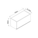 Ver imagem 3 de Armário de Cozinha Modulado Conecta C/ 1 Porta Basculante Ebano/off White - Genialflex