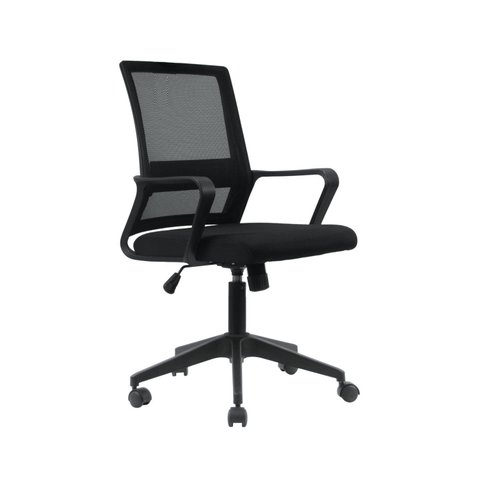 Cadeira Escritorio Diretor Giratória Tela Mesh com Relax Tokyo Preto