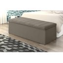 Ver imagem 2 de Calçadeira Baú Vitoria 158 cm Suede Bege