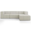 Ver imagem 6 de Sofá 4 Lugares para Sala Living Modular com Puff 264cm Lancaster F04 Linho Cru - Lyam Decor