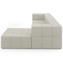Ver mais imagens de Sofá 4 Lugares para Sala Living Modular com Puff 264cm Lancaster F04 Linho Cru - Lyam Decor