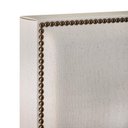 Ver imagem 4 de Cabeceira Cama Box Casal com Tachas 140 Cm Linho Cru