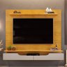 Painel para Tv 60 Pol com Bancada Suspensa 160cm Lewis D05 Cedro Bali - Lyam Decor - 5