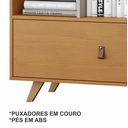 Ver imagem 4 de Livreiro Giga 1 Gaveta Jcm Movelaria - Cinamomo/off