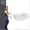 Ver imagem 5 de Cuba de Louça Para Banheiro 40x31 Linea Cozimax Branco