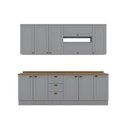 Ver imagem 3 de Cozinha Compacta 7 Peças 11 Portas 3 Gavetas Emily