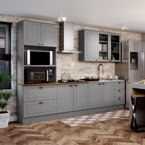 Cozinha Completa 9 Portas 5 Gavetas Emily