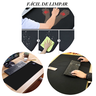 Mouse Pad Grande Gamer 70x35 cm Desk pap Tecido Com Costura:Preto - 7