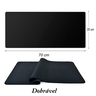 Mouse Pad Grande Gamer 70x35 cm Desk pap Tecido Com Costura:Preto - 9