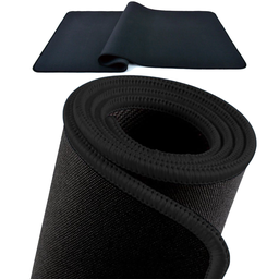 Mouse Pad Grande Gamer 70x35 cm Desk pap Tecido Com Costura:Preto - 1