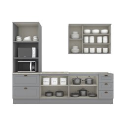 Cozinha Completa 8 Portas 5 Gavetas Emily - 4