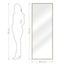 Ver imagem 4 de Espelho Decorativo Surface 66,5x165cm Tropical Artes