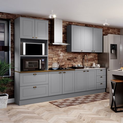 Cozinha Completa 9 Portas 5 Gavetas Emily