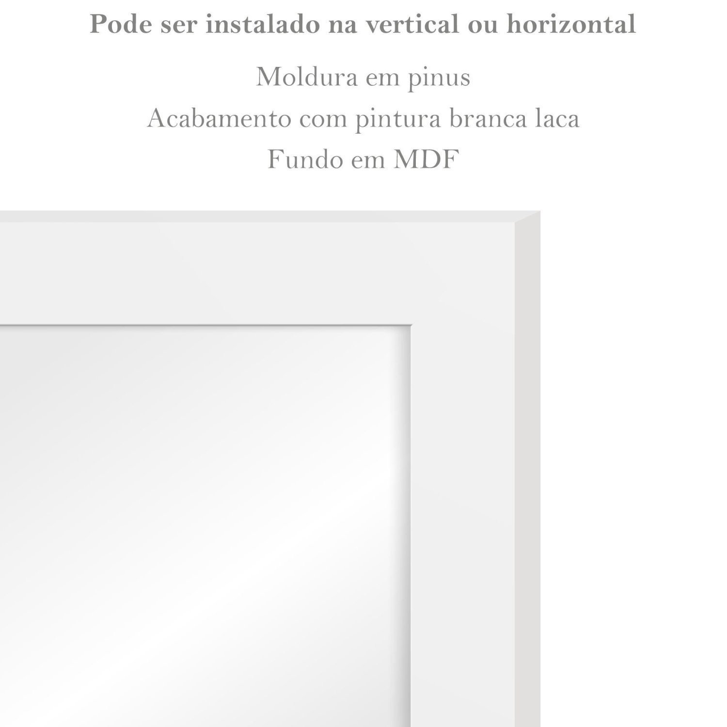 Espelho Decorativo Simple 35x115cm Tropical Artes - 5