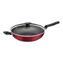 Ver imagem 1 de Panela Wok 28cm 3,3l Loreto Vermelho Antiaderente Tramontina
