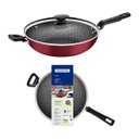 Ver imagem 2 de Panela Wok 28cm 3,3l Loreto Vermelho Antiaderente Tramontina